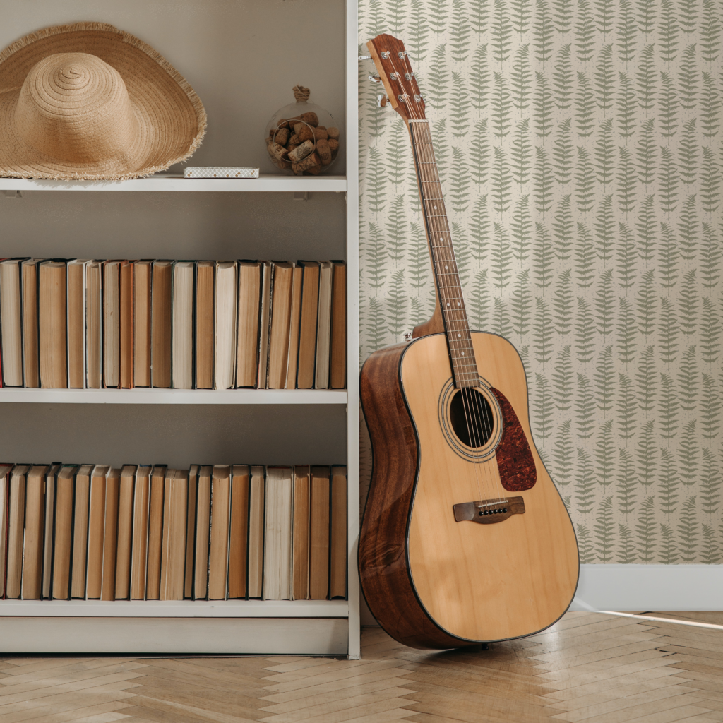 Fern wallpaper on a mockup