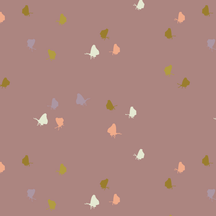 Butterfly confetti - Lavender Lisa's Garden: July flowers fabric collection by Atelier Danielle