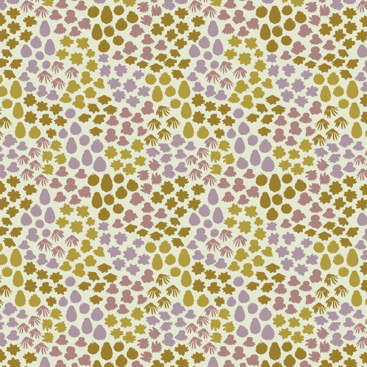 Flower fields - Lavender Lisa's Garden: July flowers fabric collection by Atelier Danielle