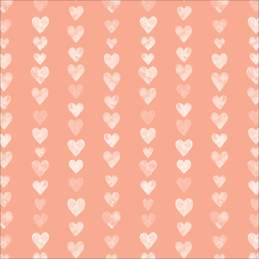 Little Lion - Hearts in Peach by Atelier Danielle