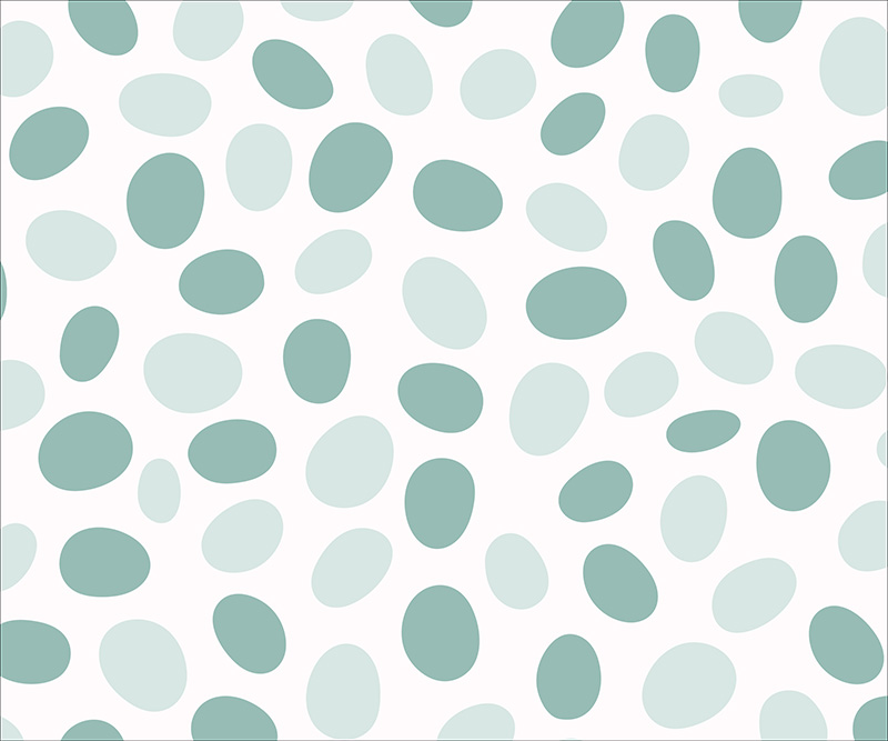 Dancing eggs in offwhite - Large