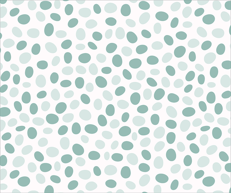 Dancing eggs in offwhite - Medium