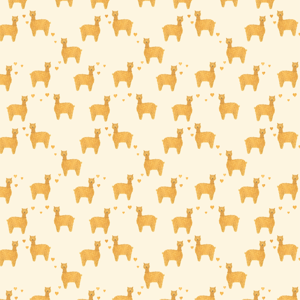 Llama Love - Flirting Llamas by Atelier Danielle