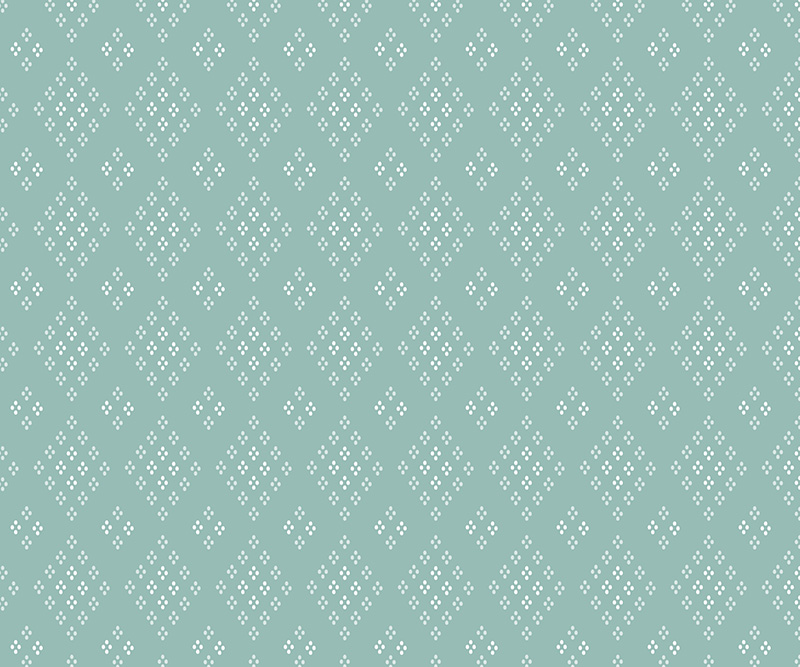 Easter lace in Ocean green - Medium